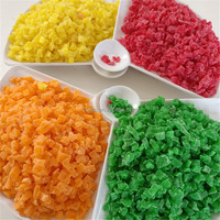 Venta caliente americana Fantástico bocadillo Color natural 3-5MM Piña mixta