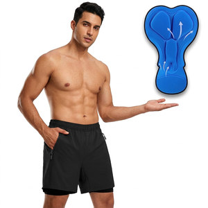 Pantalones Cortos de Ciclismo Personalizables con Nombre de Marca Personalizado para Hombre, Acolchados, de Secado Rápido, Transpirables, de Poliéster, Corte Regular, Talla Adulto - Product Image 2