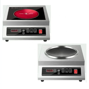 Fogão de Indução Comercial Concavo de 3500W, Wok Elétrico Profissional, Fogão de Indução Plano de Bancada - Product Image 4
