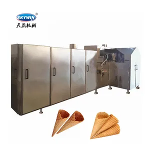 Big Promotion : SKYWIN Ice Cream Cone Production Line for Making Wafer Rolled Cone
