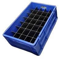 Boîte de séparation creuse en coroplast, boîte d'emballage pour vin en plastique PP ondulé robuste, boîtes de tri, coroplast personnalisé, corflute