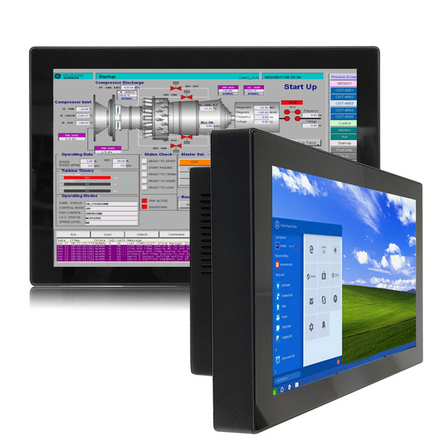 Touch Solutions 10.1 Inch Industrial Touch Screen Touch Screen Tablet Cctv Lcd with Av Input VGA Av Input Display Industrial Monitor