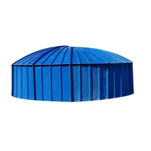 Couverture de réservoir en plastique en forme de dôme, étanche et anti-odeur, pour piscine de stockage des eaux usées - Product Image 1