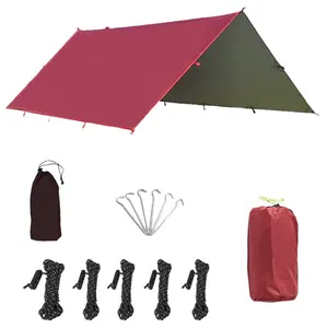 Woqi Camping Canopy Sun Shade Shelter Wasserdichte Sonnenschutz Fly Sheet Shade Zelte Plane Camping Plane