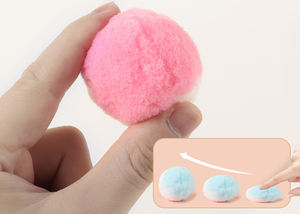 Juguetes Duraderos de Cuerda de Poliéster Natural para Gatos, Pelotas de Goma para Masticar y Limpiar los Dientes, Juguetes Interactivos para Mascotas - Product Image 4