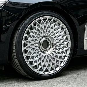 Rines CF Forjados Personalizados de 18 19 20 21 22 Pulgadas con Diseño de Malla Pulida 5x114.3 5x120 para Buick Gl8, Gac Trumpchi <span class=keywords><strong>M8</strong></span>, Benz Maybach - Product Image 5