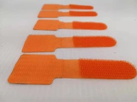 Bande adhésive en velours, attaches de câble en Nylon, 20 pièces, 3m, réutilisables, noir