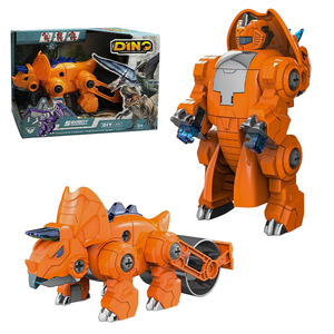 Jouets d'assemblage personnalisés, robots DIY, jouets de transformation de dinosaures, <span class=keywords><strong>jeux</strong></span> de puzzle, jouets d'assemblage, véhicules d'ingénierie - Product Image 1