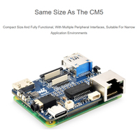 Module de calcul Raspberry Pi 5 Mini Base IO Development Board CM5-NANO-B pour Raspberry Pi