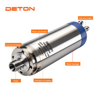 Moteur de broche CNC 2,2 kW à refroidissement par eau pour machine de fraisage et de gravure de portes en bois