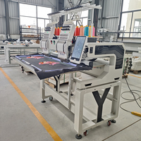Máquinas de Bordar Computarizadas Dahao de 2 Cabezas, Máquinas Industriales de Coser y Bordar para Diseño de Gorras y Camisetas, Impresión y Bordado