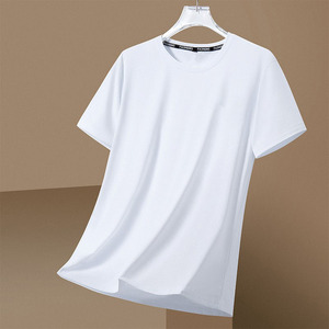 Oem customized new ice silk men's <b>tshirt</b> <b>summer</b> new men's quick drying short sleeved loose perspiration - Product Image 4