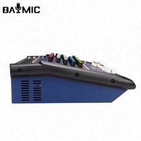 Aoshen Professional 8 canaux 802D USB pour amplificateur de puissance, mixeur audio PMX avec 200W pour karaoké et enceintes passives