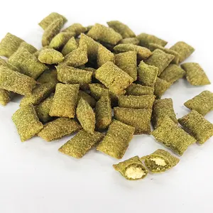 Vente en gros Chiens chats en bonne santé Friandises et nourriture Fatten cheeks Staple mate Green Crunchy Biscuit