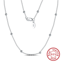 S925 argent Sterling blé cubain Rolo serpent corde câble chaîne Multi Type taille chaînes pour collier à faire soi-même Bracelet fabrication de bijoux