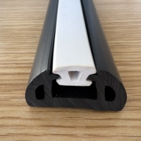 Bande de protection en PVC extrudé pour bords de bateau, amortisseur de chocs, pare-chocs marin, garniture de ponton, protection de bord de bateau