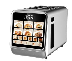 Máy làm bánh mì sandwich thông minh, mỏng, 2 lát, màn hình cảm ứng kỹ thuật số, bật lên tự động - Product Image 2