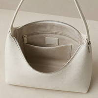 Sac à bandoulière en cuir de vachette pleine fleur fait main, design élégant et intemporel, sac à main de luxe en cuir pour femme, vente en gros