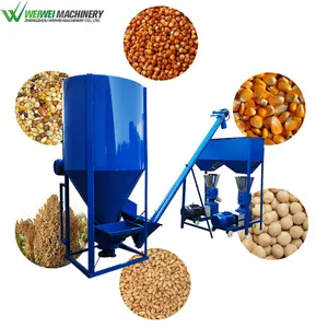 Weiwei Chế Biến Gia Cầm Mill Dây Chuyền Sản Xuất Chất Thải Nông Nghiệp Gà Thức Ăn Viên Máy