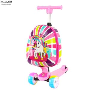Unisex luccichio per bambini all'ingrosso cartone animato ABS + PC <span class=keywords><strong>valigia</strong></span> da viaggio Trolley per bambini <span class=keywords><strong>valigia</strong></span> per ragazzi e ragazze - Product Image 1