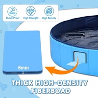 Piscine pliable de haute qualité pour animaux de compagnie, baignoire pour animaux de compagnie, piscine pour animaux de compagnie en PVC, piscine pour enfants, 80*30cm