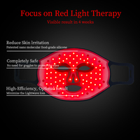 Masque LED portable professionnel REDSKY pour thérapie par la lumière rouge avec 415nm 630nm 830nm