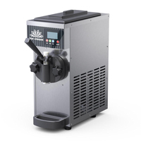 Machine à glace molle compacte de table, saveur unique, mini-machine commerciale pour crème glacée et yaourt glacé, idéale pour café, bar et usage domestique