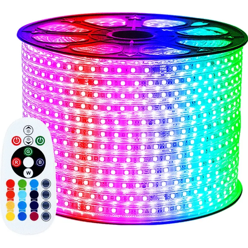 Nuovo lavoro caldo Alexa Google Home wifi smart waterproof 5050 RGBW LED light strip rope