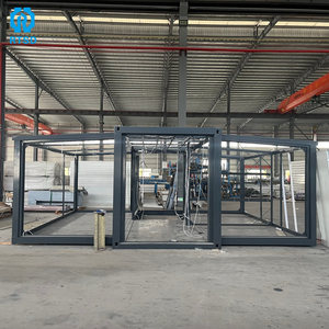 Rumah Kontainer Ekspansi 20ft, Kantor Bergerak Prefab, Rumah Lipat Modular, Panel Sandwich Buatan <span class=keywords><strong>China</strong></span> - Product Image 4