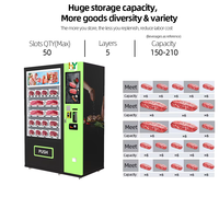 Máquina Expendedora de Carne de Res Congelada y Mariscos con Sistema de Refrigeración Inteligente, Eficiente y Confiable