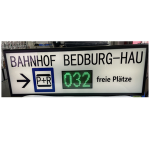 Ngoài trời Tùy Chỉnh đường phố hướng dẫn đậu xe dẫn hiển thị bảng điều khiển màn hình với cực cài đặt - Product Image 1