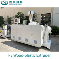 Wpc Decking Extérieur Pe Composite Decking Bois Plastique Machine