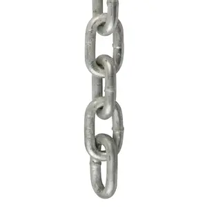 DIN766 Galvanized Anchor / Mooring Chain Grade 30 Short Link Chains