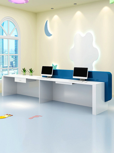 Banco della Reception della scuola materna <span class=keywords><strong>istituto</strong></span> di formazione artistica verniciata per la prima educazione dei bambini banchi di ricevimento di tutoraggio - Product Image 6
