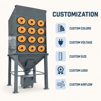 Système de collecte centralisée des poussières pour atelier de soudage industriel, nettoyage automatique par jet pulsé, filtre à cartouche haute efficacité