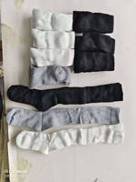 Chaussettes amples personnalisées pour femmes, en gros, chaussettes côtelées premium, chaussettes en coton doux extra longues et amples
