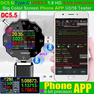 Цифровой USB-тестер UD18, USB 3,0, 18 в 1, Вольтметр постоянного тока, амперметр, детектор напряжения внешнего аккумулятора, вольтметр, Электрический доктор - Product Image 2