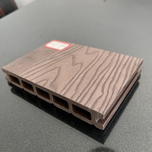 Disponible en varios colores Excelente rendimiento físico Cubierta de madera sintética Cubierta compuesta de plástico en relieve Cubierta hueca WPC - Product Image 2