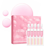 Ampoule OEM ODM de sérum de soin du visage au ADN de saumon biologique PDRN et au glutathion, éclaircissant, rajeunissant et réparateur, conditionnement en flacon à usage unique
