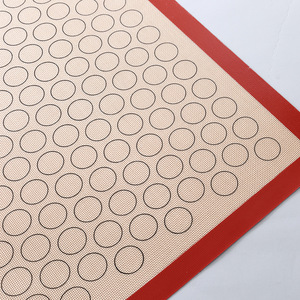 Homesun Doublure en silicone antiadhésive 16.5x11.6 pouces résistante à la chaleur pour moule à pâtisserie et <span class=keywords><strong>tapis</strong></span> <span class=keywords><strong>de</strong></span> cuisson en silicone pour <span class=keywords><strong>macaron</strong></span> en <span class=keywords><strong>fibre</strong></span> <span class=keywords><strong>de</strong></span> <span class=keywords><strong>verre</strong></span> - Product Image 3