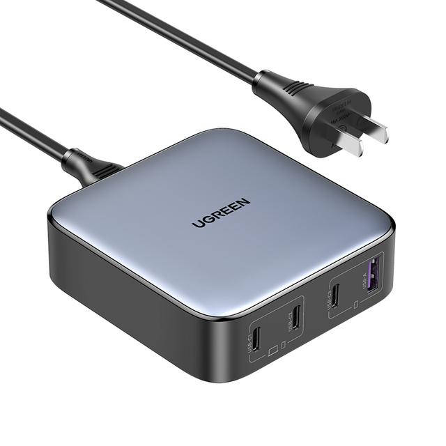 UGREEN 100W USB C Charger Nexode 4 Ports USB C Charging Station GaN Fast Desktop Charger 4 in 1 Multiport Charger