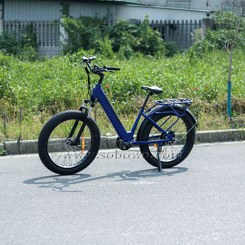 Bicicleta elétrica de alta qualidade em baixo passo, bicicleta urbano para feminino, e-bike commuler