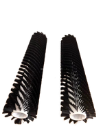 Rouleau de brosse en nylon de qualité industrielle haute résistance à l'usure pour module photovoltaïque, avec fonctions de polissage et antistatiques pour le nettoyage des systèmes solaires