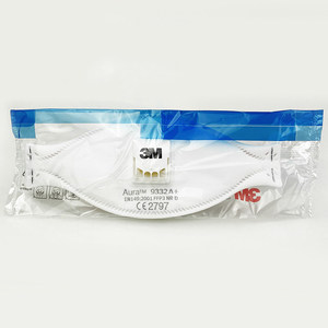 Mascarilla Plegable <span class=keywords><strong>3M</strong></span> 9332/9322A+ FFP3 Original, Resistente al Polvo y a la Niebla, con Válvula, Protege Contra la Bruma y PM2.5 - Product Image 1