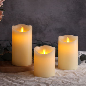 Bougie <span class=keywords><strong>LED</strong></span> à simulation de flamme mobile alimentée par piles de Mermei pour la décoration de la maison - Product Image 2