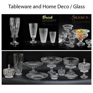 <span class=keywords><strong>Prix</strong></span> de gros des ventes directes d'usine du pot de bonbons en verre cristal transparent rétro exquis et des tasses avec couvercle - Product Image 6