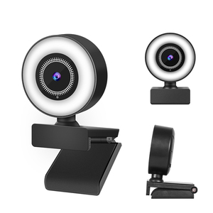 Cámara web al por mayor adecuada para uso comercial, Full HD con función de luz de relleno, webcams de fábrica 720p 1080p 2K USB en stock, cámara CMOS de 1/3 de pulgada 2K 2 - Product Image 1