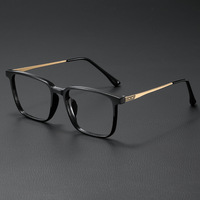 Lunettes photochromiques anti-lumière bleue tendance 2025, lunettes carrées tendance pour hommes, lunettes plates