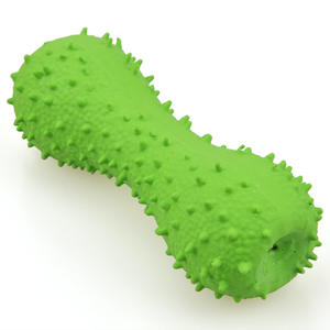 Yeni Pet köpek oyuncaklar sevimli kaktüs üçgen çatal dikenli kemik tasarım isırmaya dayanıklı temiz dişler ses lateks köpekler çiğnemek oyuncak - Product Image 6