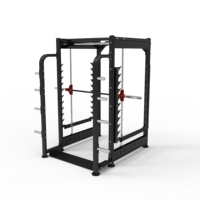 Machine Smith 3D de qualité industrielle, cage de musculation, rack à squats, construction en acier au carbone pour la musculation complète
